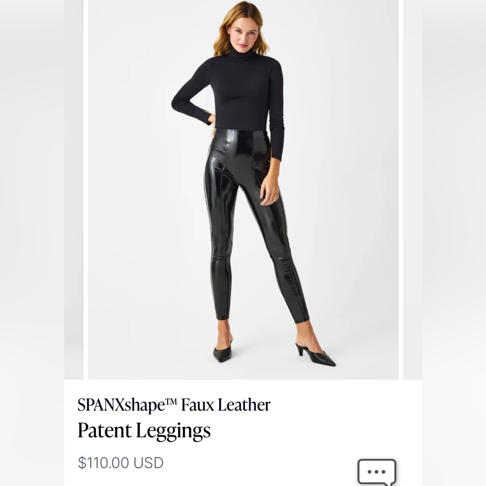 SPANXshape™ Faux Leather pants
